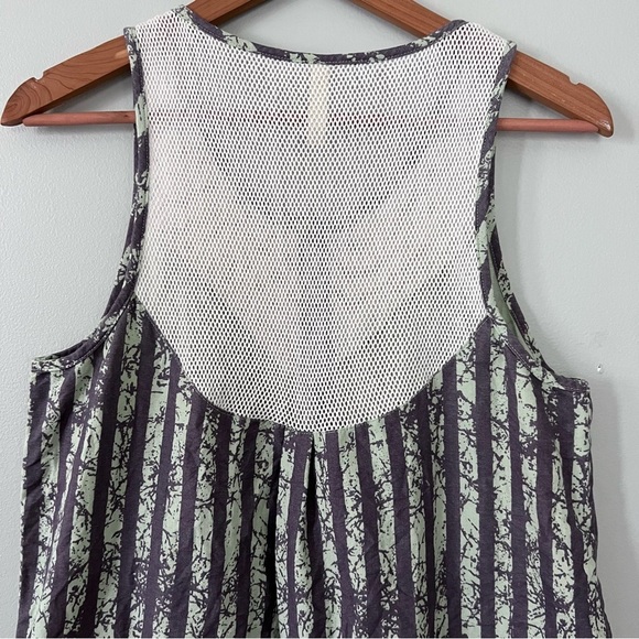 RVCA Street Seen Mini Dress Mesh Top Snap Front • Medium - Picture 4 of 9